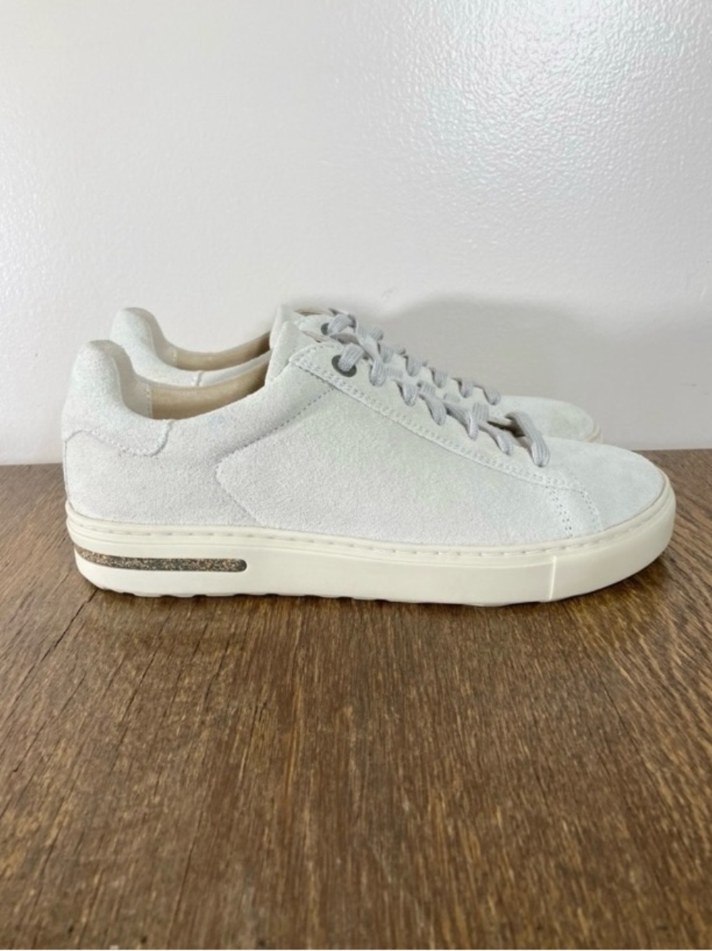New Birkenstock Bend Low Top Suede Sneaker Women's Various Sizes Antique White